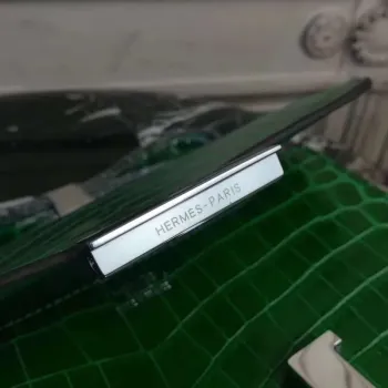 Hermes Bamboo Constance MM 24cm Krokodýlí taška