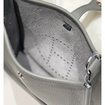 Taška Hermes Evelyne III TPM v kůži Gris Meyer Clemence