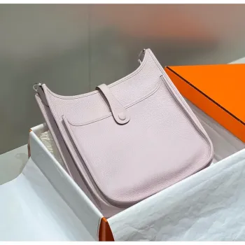 Hermes Evelyne III 29 Taška v barvě Mauve Pale z kůže Clemence