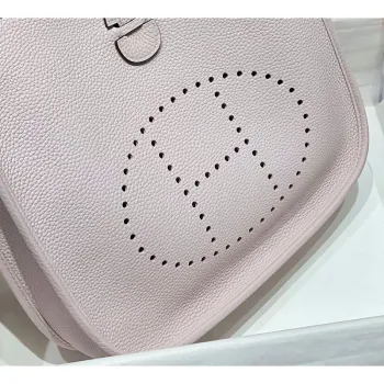 Hermes Evelyne III 29 Taška v barvě Mauve Pale z kůže Clemence