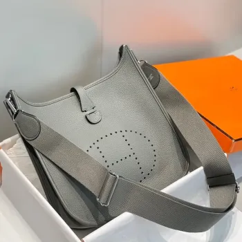 Hermes Evelyne III 29 Taška v kůži Gris Meyer Clemence