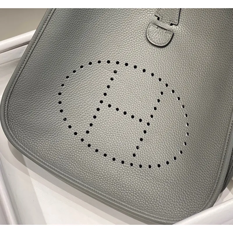 Hermes Evelyne III 29 Taška v kůži Gris Meyer Clemence