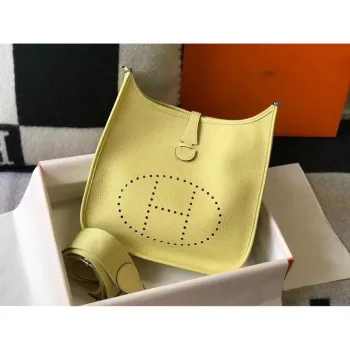Hermes Evelyne III 29 Taška v Jaune Poussin kůži Clemence