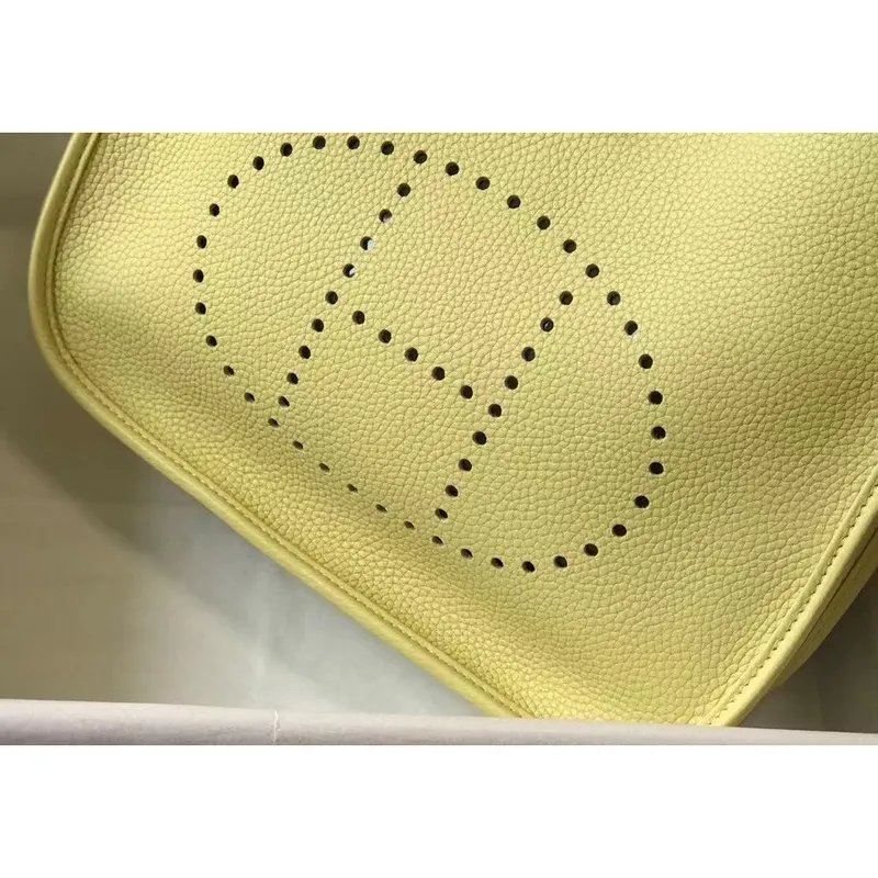 Hermes Evelyne III 29 Taška v Jaune Poussin kůži Clemence