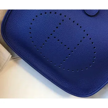 Hermes Evelyne III 29 Taška v modré elektrické kůži Clemence