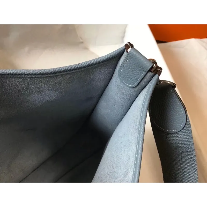 Hermes Evelyne III 29 Taška v modré linii kůže Clemence