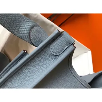 Hermes Evelyne III 29 Taška v modré linii kůže Clemence