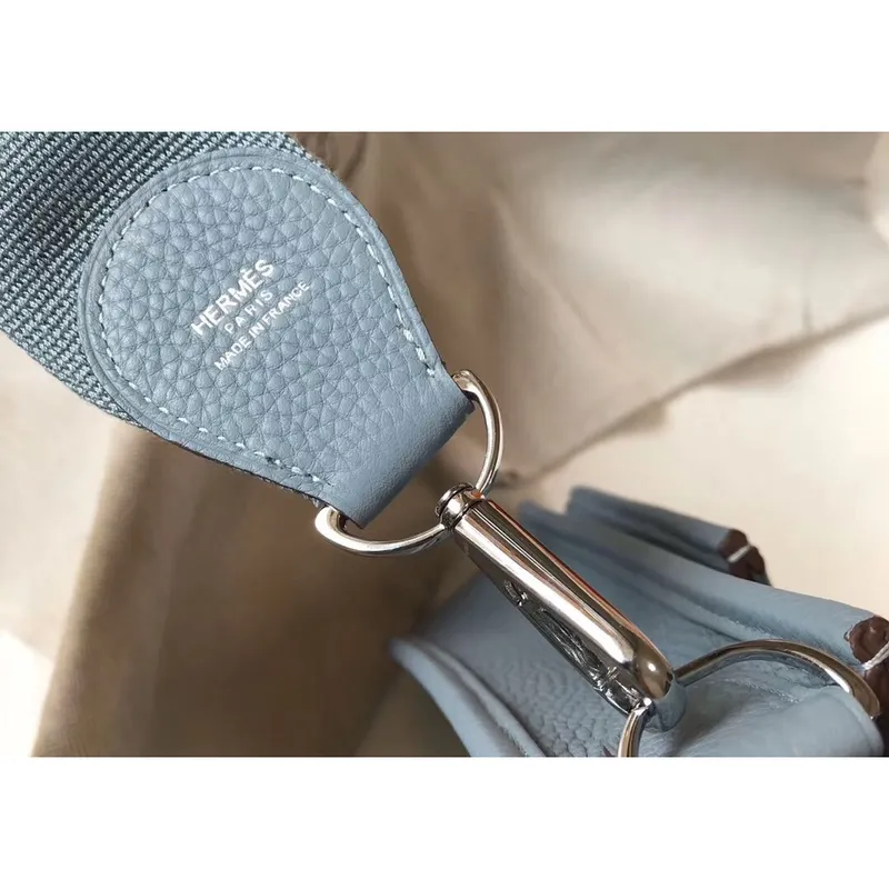 Hermes Evelyne III 29 Taška v modré linii kůže Clemence