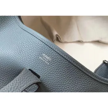 Hermes Evelyne III 29 Taška v modré linii kůže Clemence