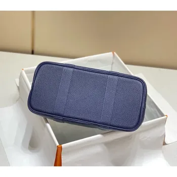 Hermes Garden Party 30 Taška v modré Saphir Taurillon kůži