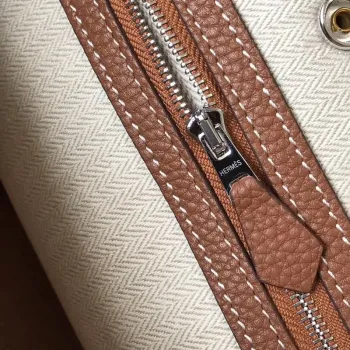 Hermes Garden Party 30 Taška zlatá kůže Clemence