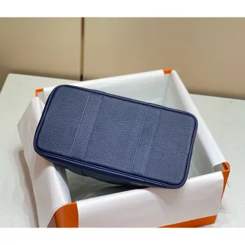 Hermes Garden Party 36 Taška v modré Saphir kůži Clemence