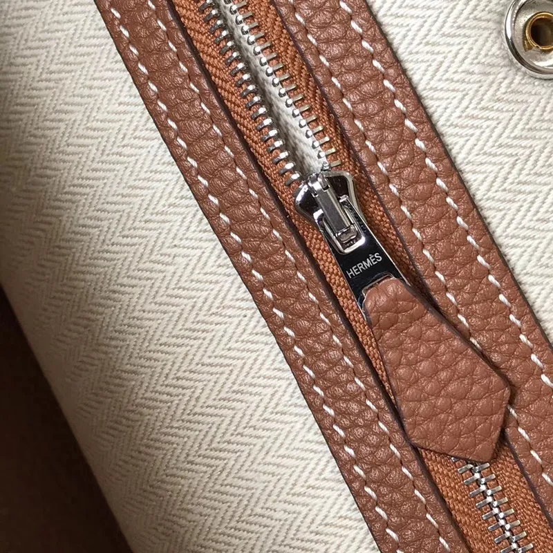 Hermes Garden Party 36 Taška v zlaté kůži Clemence