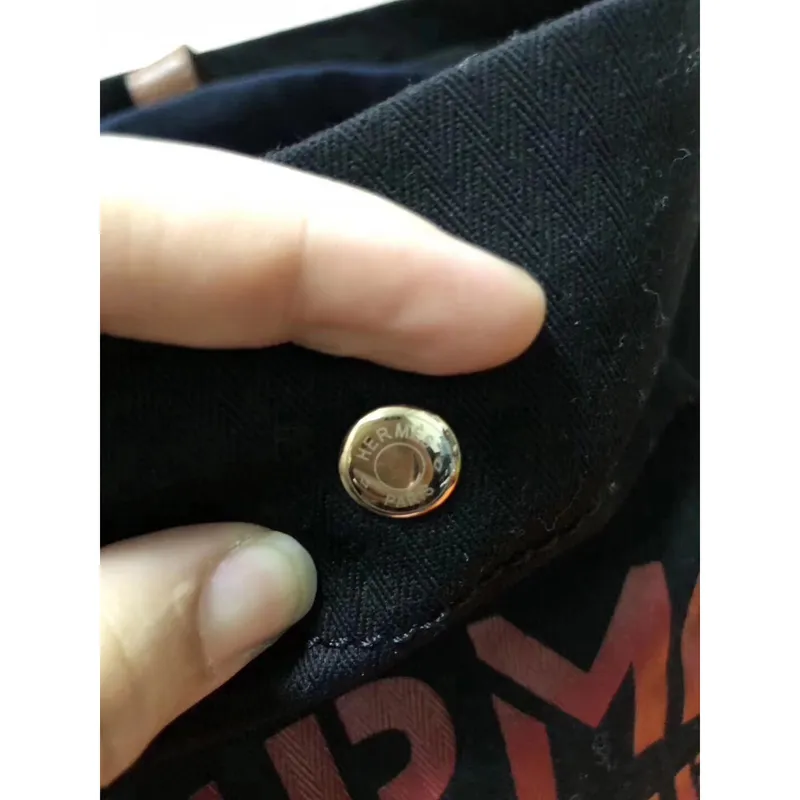 Hermes Taška na úpravu v černé plátno