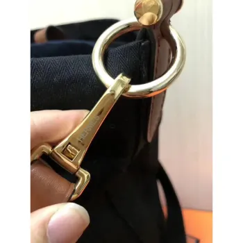 Hermes Taška na úpravu v černé plátno