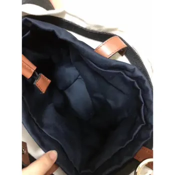 Hermes Taška na kosmetiku v bílé plátno