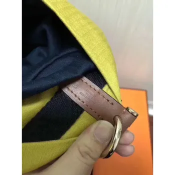 Hermes Taška na úpravu v žluté plátno