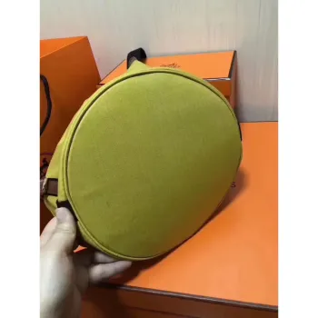 Hermes Taška na úpravu v žluté plátno