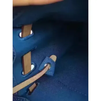 Hermes Herbag Zip PM 31cm Taška v safírové plátno