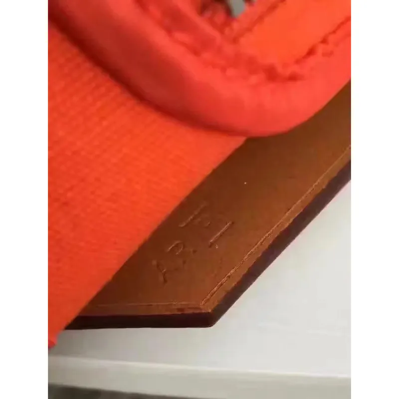 Hermes Herbag Zip PM 31cm Taška v oranžové plátno