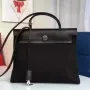 Hermes Herbag Zip PM 31cm Taška v černé plátno