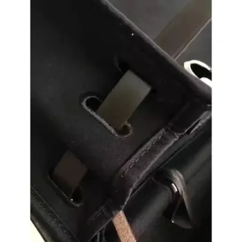 Hermes Herbag Zip PM 31cm Taška v černé plátno