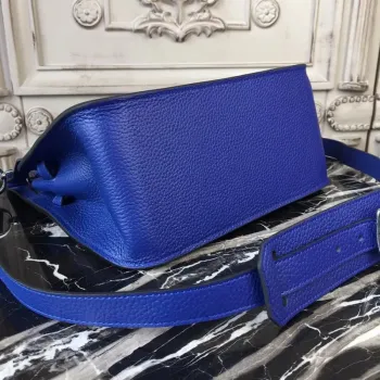 Hermes Blue Electric Clemence Jypsiere 28cm Taška