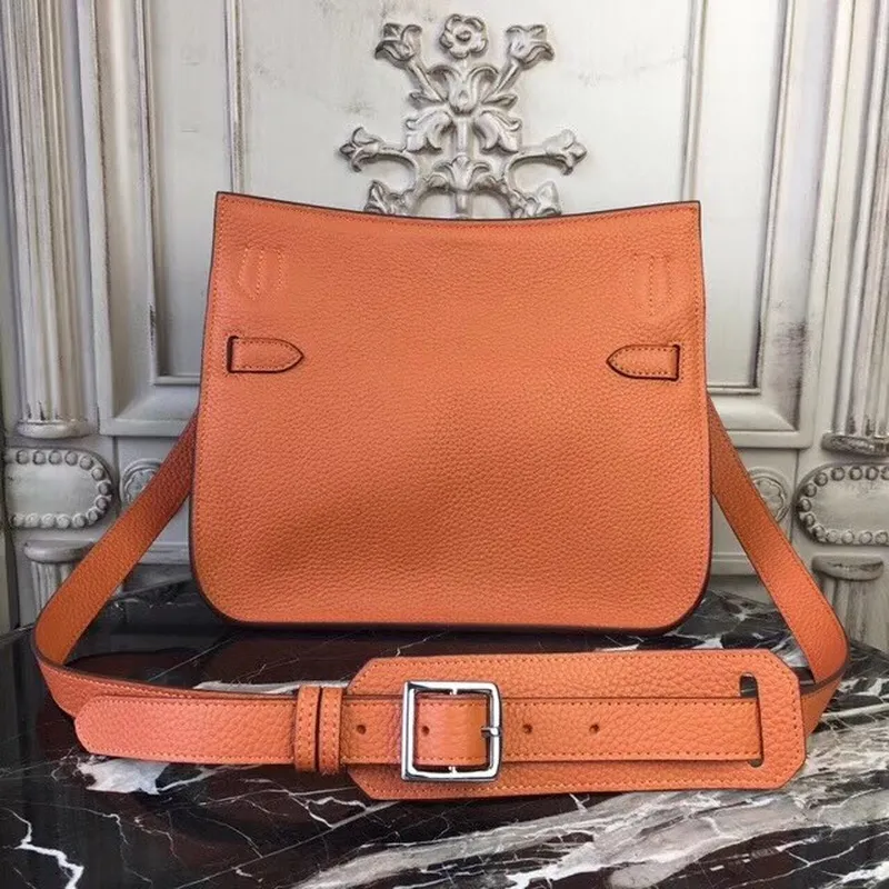 Hermès Oranžová Clemence Jypsiere 28cm Taška