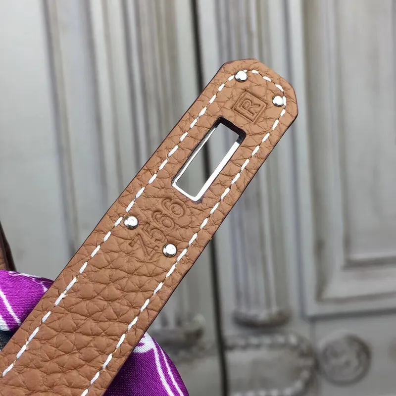 Hermes Brown Clemence Jypsiere 28cm Taška