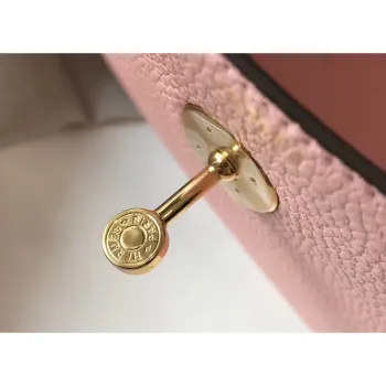 Hermes Lindy 26cm Taška v Růžovém Clemence s GHW