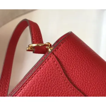 Hermes Mini Sac Roulis 18cm Taška v červené Evercolor telecí kůži