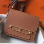 Hermes Mini Sac Roulis 18cm Taška v hnědé kůži Evercolor
