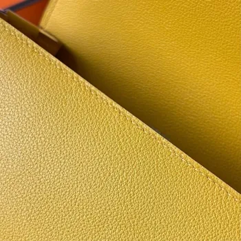 Hermes Roulis Mini 18 Taška v Jaune Ambre Evercolor telecí kůže