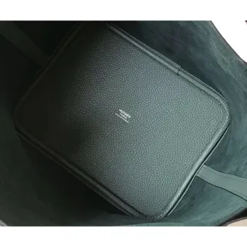 Hermes Picotin Lock 18 Taška v kůži Clemence v odstínu Vert Amande