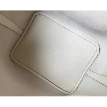 Hermes Picotin Lock 22 Taška v kůži Beton Clemence