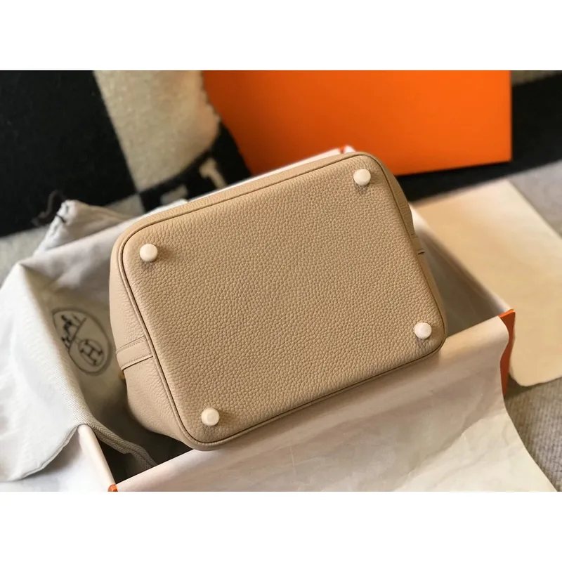 Hermes Picotin Lock 22 Taška v Trench kůži Clemence