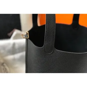 Hermes Picotin Lock 22 Taška v černé kůži Clemence