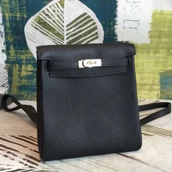Hermes Black Clemence Kelly Ado PM Batoh