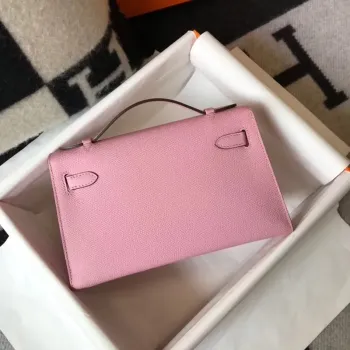 Kelly Pochette Taška v Mauve Sylvestre Epsom Kůži