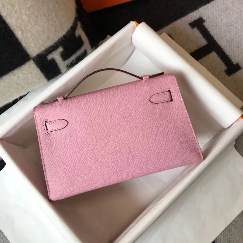Kelly Pochette Taška v Mauve Sylvestre Epsom Kůži