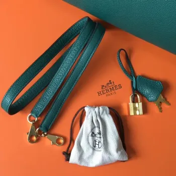 Kelly 32cm Retourne Taška v Malachitové Kůže Clemence