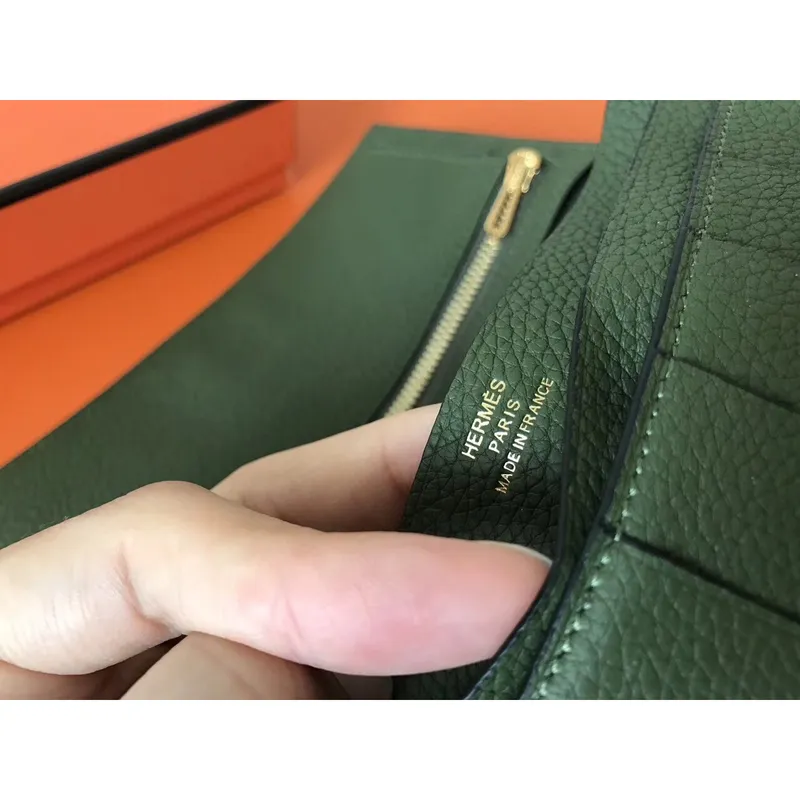 Hermes Canopee Clemence Bearn Gusset Peněženka