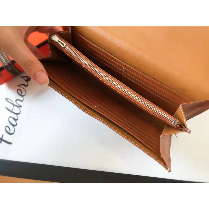 Hermes Gold Swift Constance Dlouhá Peněženka