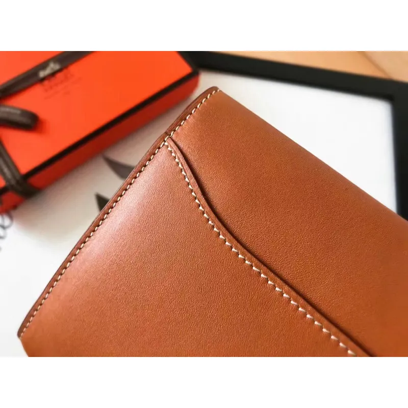 Hermes Gold Swift Constance Dlouhá Peněženka