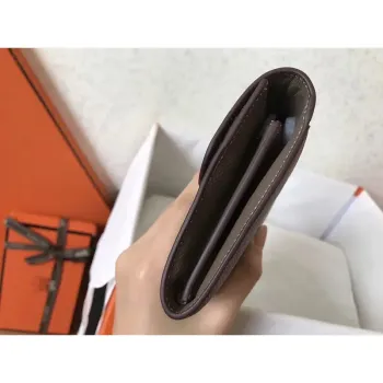 Hermes Taupe Epsom Constance Dlouhá Peněženka