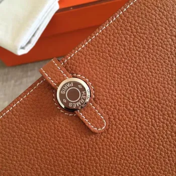 Hermes Gold Dogon Duo Kombinovaná Peněženka