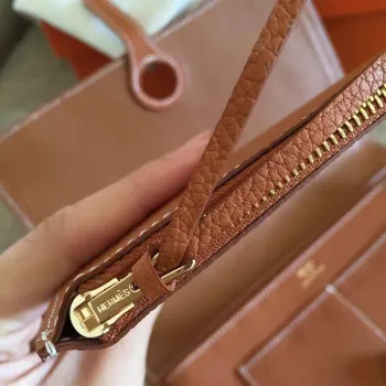 Hermes Gold Dogon Duo Kombinovaná Peněženka