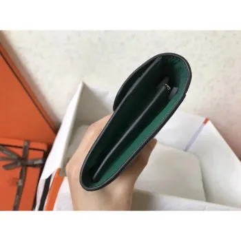 Hermes Malachit Epsom Constance Dlouhá Peněženka