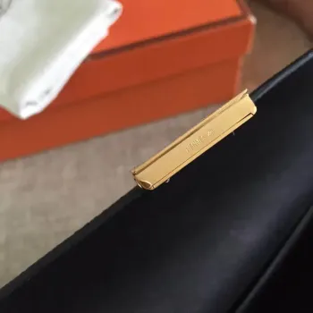 Hermes Černá Epsom Constance Dlouhá Peněženka