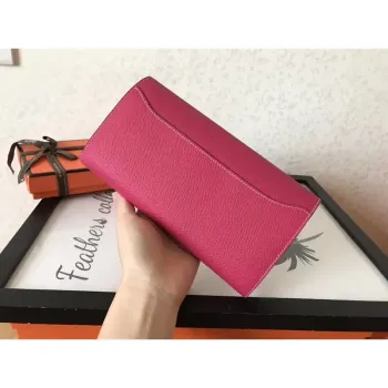 Hermes Peach Epsom Constance Dlouhá Peněženka